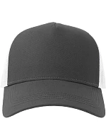 Atlantis Headwear Rapper Cotton-S 5 panelová Trucker kšiltovka 33.0260 dark grey/white