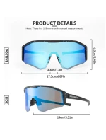 Sportovní brýle Rockbros SP297 černo-modré s polem