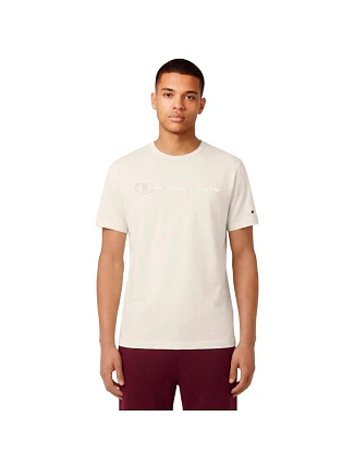 Pánské tričko Champion SS Tee cream 220273 YS084 pánské