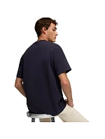 Pánské tričko Puma ESS Elevated Relaxed Tee, tmavě modré, 692018 16, pánské