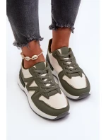 Dámské tenisky z ekologické kůže zelené Kajmány