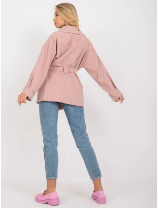 Dámský kabát EM EN 5422.22P světle růžový