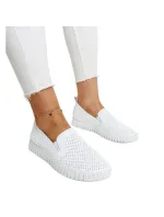 Dámské mokasíny 7872 WH Bílá - VINCEZA Dámské mokasíny 7872 WH Bílá - VINCEZA