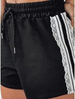 Dámská tepláková souprava LOVE SPORT černá FashionStreet AY1135