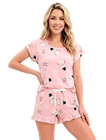 Pyžamo Donna Snowman Short, krátké rukávy, velikosti S–XL Pyžamo Donna Snowman Short, krátké rukávy, velikosti S–XL