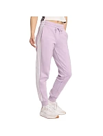 Dámské kalhoty adidas Essentials 3-Stripes Fleece Slim růžové JY3097 dámské