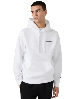 Pánská mikina Champion s kapucí bílá 221790 WW001 pánské