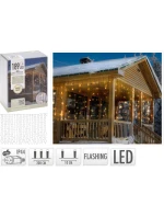 DĚTSKÉ SVĚTLO 200x70cm LED OKENNÍ KRUH BÍLÝ FLASH