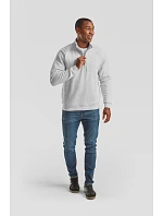 Fruit of the Loom Premium Zip Neck Sweat Mikina s 1/4 zipem 16.2032 bottle green