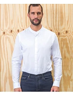 NEOBLU Bart Men Popelínová košile s dl. rukávem a mao límcem 24.3792 soft blue NEOBLU Bart Men Popelínová košile s dl. rukávem a mao límcem 24.3792 soft blue