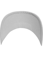 Flexfit 6606CF 6 panelová Trucker kšiltovka 55.06CF silver/white/silver