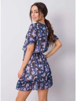 Šaty LK SK 507627.39 černá a modrá Šaty LK SK 507627.39 černá a modrá