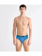 Pánské slipy men Start Midi C2P box - UNKNOWN - modrozelené V017 - SLOGGI