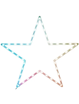 dekorativní závěsné hvězdné světlo 45LED RGB