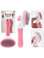 SAMOČISTICÍ KARTÁČ PRO PSY A KOČKY RŮŽOVÝ