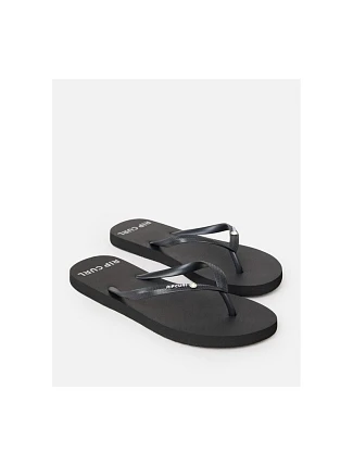 Plážové žabky RIP CURL Premium Surf Bloom Open Toe, černé