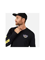 Unisexové tričko ROSSIGNOL SUPER LS TEE, černé