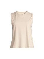 Dámské tričko CASALL Graphic Tank, barva: béžová Dámské tričko CASALL Graphic Tank, barva: béžová