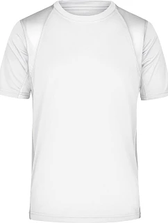 Daiber JN 306 Pánské běžecké tričko 02.0306 white/white