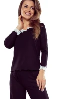 Dámské pyžamo Arleta černé - ELDAR
