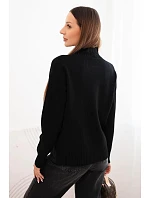 Dámský svetr 2020.17 černý - Kesi