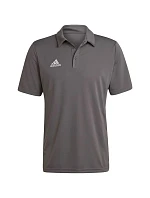 Pánské polo tričko Entrada 22 M H57486 tmavě šedé - Adidas Pánské polo tričko Entrada 22 M H57486 tmavě šedé - Adidas
