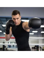 Tréninkové boxerské rukavice Meteor 12 oz, suchý zip, PU