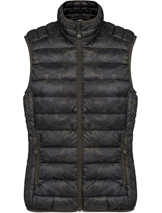 Kariban K 6114 Dámská lehká vesta 20.6114 jungle camo Kariban K 6114 Dámská lehká vesta 20.6114 jungle camo