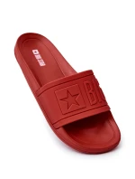 Pánské Klasické Nazouváky Big Star Červené DD174689