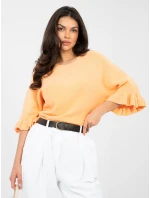 Jumper IT SW 99244.65 světle oranžový