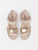 Trendy dámské hnědé sandály platforma Trendy dámské hnědé sandály platforma