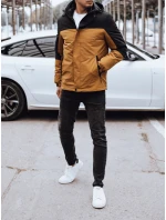 Pánská zimní bunda s kapucí FashionStreet camel TX4898