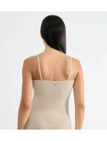 sloggi GO Ribbed Spaghetti Top - GRAY - SLOGGI GRAY - SLOGGI