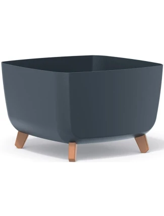 GRACIA SQUARE 29x29CM ANTHRACITE DIETARY POT