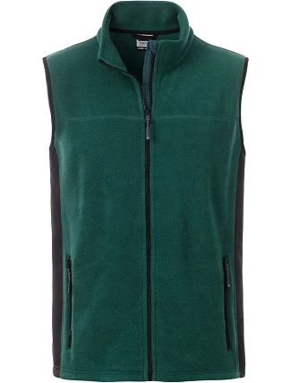 Daiber JN 856 Pánská pracovní fleecová vesta - Strong 02.0856 dark green/black Daiber JN 856 Pánská pracovní fleecová vesta - Strong 02.0856 dark green/black