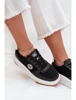 Dámské Tenisky Na Platformě Big Star RR274573 HI-POLY SYSTEM Černé