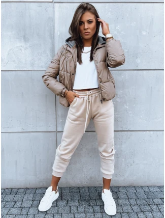 Dámská prošívaná bunda KHALEESI camel FashionStreet TY3878