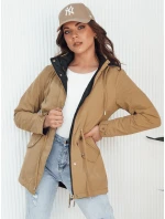 Dámská bunda ELINA tmavě béžová FashionStreet TY4344