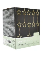 Světelné závěsy na vánoční stromek 120x120 CM 235LED WHITE STARS