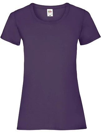 Fruit of the Loom Lady-Fit Valueweight T Dámské tričko 16.1372 purple Fruit of the Loom Lady-Fit Valueweight T Dámské tričko 16.1372 purple