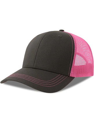 Atlantis Headwear Sonic-S 6 panelová Trucker kšiltovka 33.0259 dark grey/fuchsia fluo Atlantis Headwear Sonic-S 6 panelová Trucker kšiltovka 33.0259 dark grey/fuchsia fluo