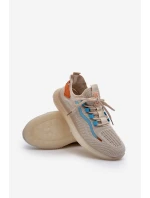 Pánské sportovní boty HI-POLY SYSTEM Big Star NN174452 Beige