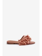 Ploché Dámské Žabky S Trosovémi Špinavě Růžové Rialle Ploché Dámské Žabky S Trosovémi Špinavě Růžové Rialle