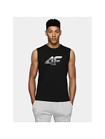 Pánské tričko bez rukávů 4F 4FWSS26TSLEM357-20S