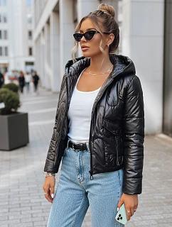 Dámská přechodná prošívaná bunda LILYWOOL černá FashionStreet TY3713