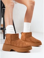 Dámské sněhule na tlusté podrážce velbloudí FashionStreet ZY1288