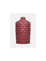 Pánská péřová vesta PEAK PERFORMANCE M Helium Utility Down Vest, červená barva Pánská péřová vesta PEAK PERFORMANCE M Helium Utility Down Vest, červená barva