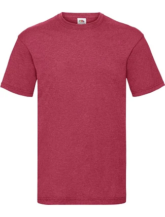 Fruit of the Loom Valueweight T Tričko 16.1036 vintage heather red Fruit of the Loom Valueweight T Tričko 16.1036 vintage heather red