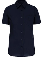 Kariban K 548 Popelínová halenka "Judith" s krátkým rukávem 20.K548 navy Kariban K 548 Popelínová halenka "Judith" s krátkým rukávem 20.K548 navy