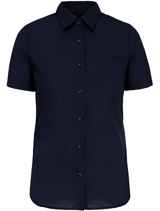 Kariban K 548 Popelínová halenka "Judith" s krátkým rukávem 20.K548 navy Kariban K 548 Popelínová halenka "Judith" s krátkým rukávem 20.K548 navy